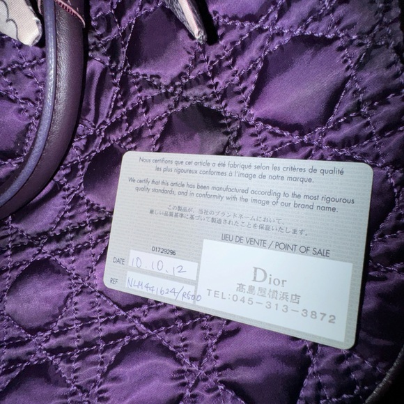 Christian Dior Cannage Satin Charming Handle Bag - Picture 14 of 16